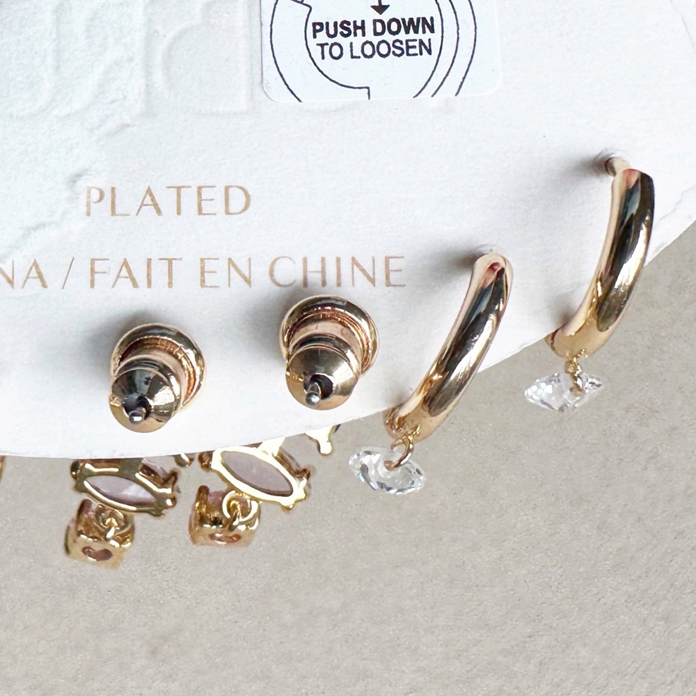 Anthropologie February Earring Set, 4 Pairs - Picture 14 of 15